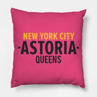 New York Queens - Queens Astoria - Queens clean Typo Pillow