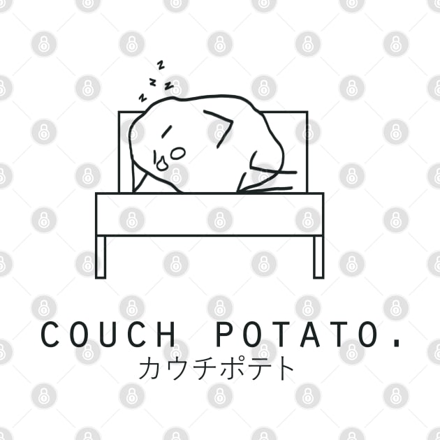 Couch Potato Minimalist/Simple Art by Neroaida