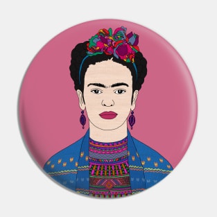 Viva La Frida Pin