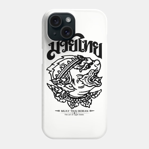 Muay Thai Hanuman Phone Case by KewaleeTee