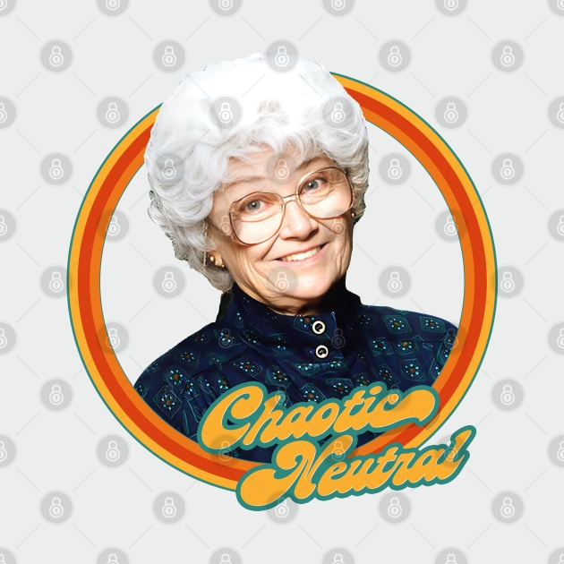 Sophia Petrillo ∆ Chaotic Neutral ∆ Golden Girls by DankFutura