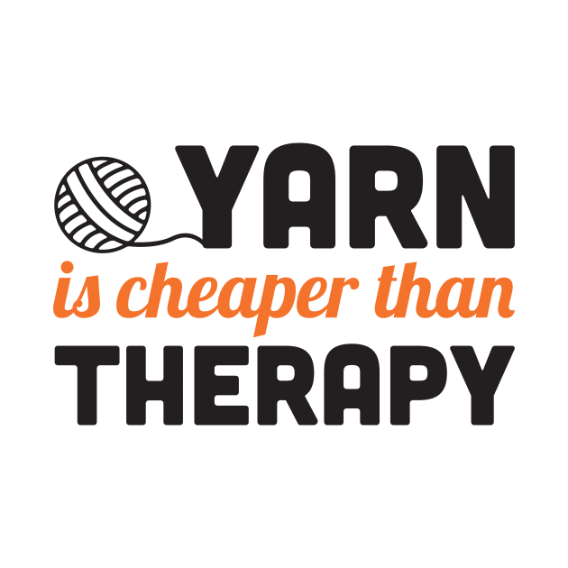 Yarn is cheaper than therapy (black) by nektarinchen