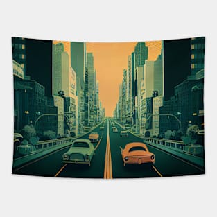 Street City Tapestry