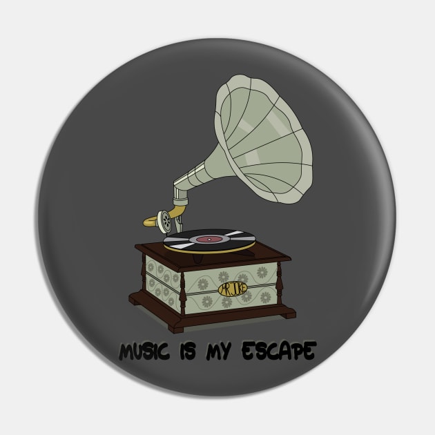 Gramophone Pin by MrJoke