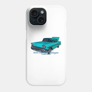 1958 Chevrolet Biscayne 2 Door Sedan Phone Case