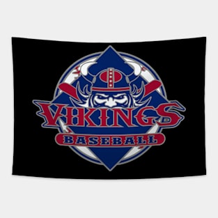 Vikings Sports Logo Tapestry