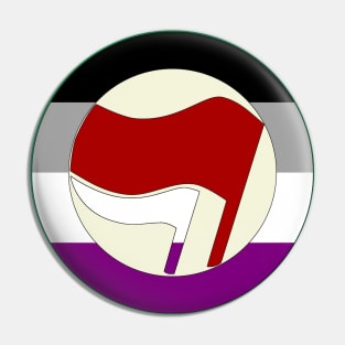 Ace Antifascist Action Pin