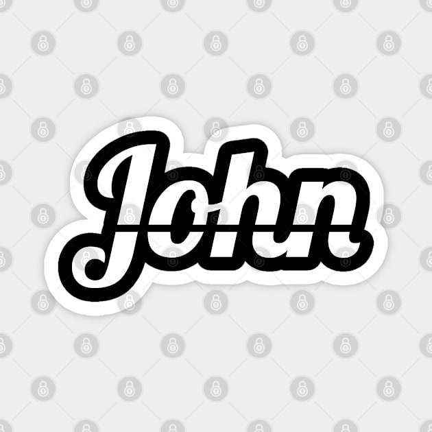 Name John Magnet by monkeyflip