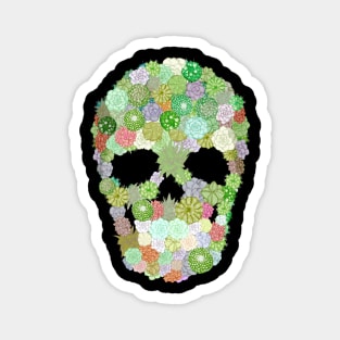 Succulent Skull Magnet