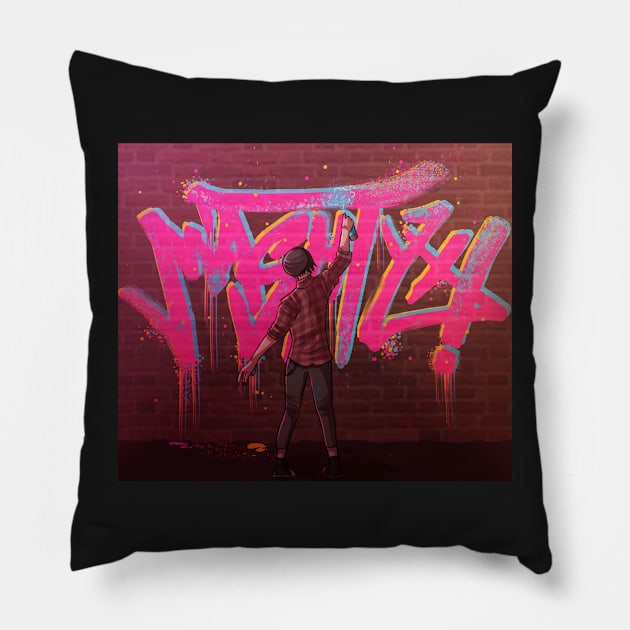 Streetwise Pillow by NeonBo