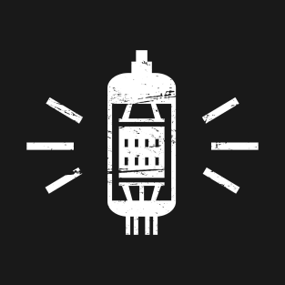 Distressed Vacuum Tube | Synth & Guitar Amp T-Shirt