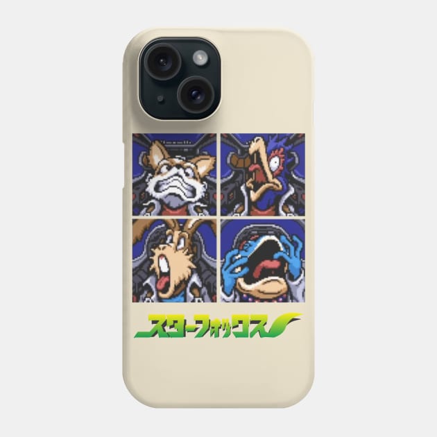 ScreamFox Phone Case by Charlie_Vermillion