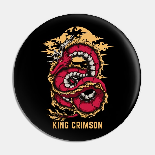 Flying Dragon King Crimson Pin by Teropong Kota