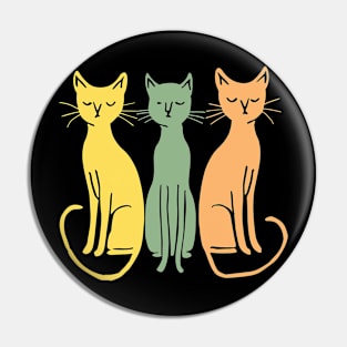 Сolorful cats Pin