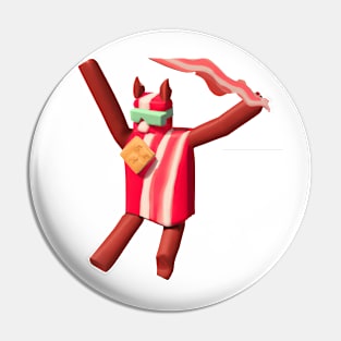 Dabbing Roblox Bacon Pin