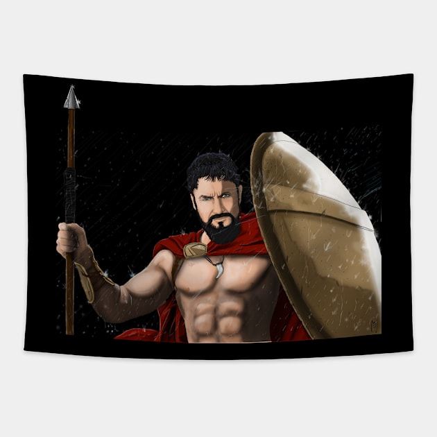 Leonidas Molon Labe Tapestry by Deadpoolinc