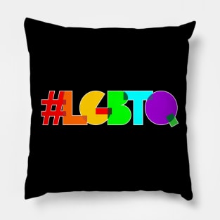 #LGBTQ Gay Pride 2021 - Pride Month Pillow