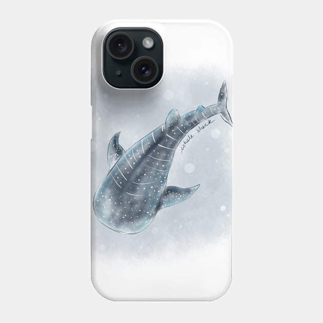 Whale Shark Phone Case by LauraKatMax