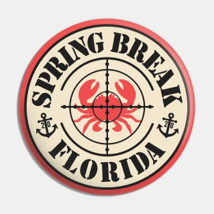 Spring Break Florida Pin