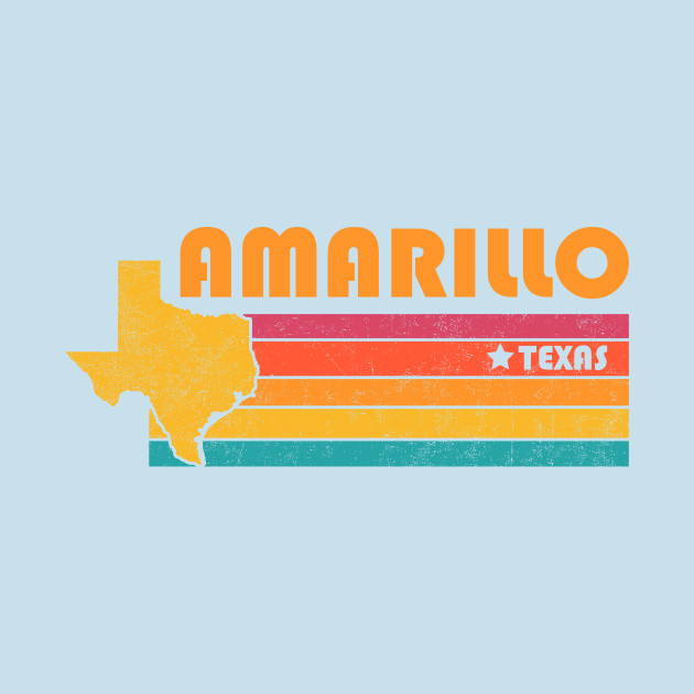 Discover Amarillo Texas Vintage Distressed Souvenir - Amarillo Texas - T-Shirt