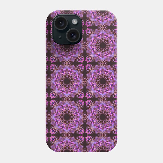 Purple Geometric Pattern Phone Case by xenapulliam