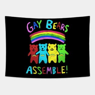 Gay Bears Assemble! Tapestry