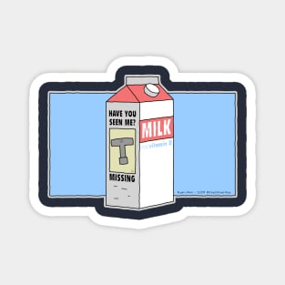 Milk with Missing Drum-Key Magnet