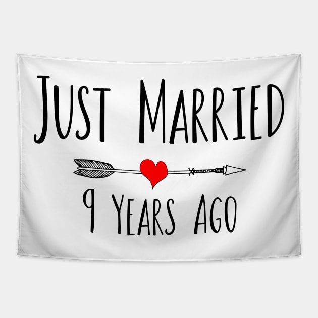 Just Married 9 Years Ago Tapestry by novistanlye