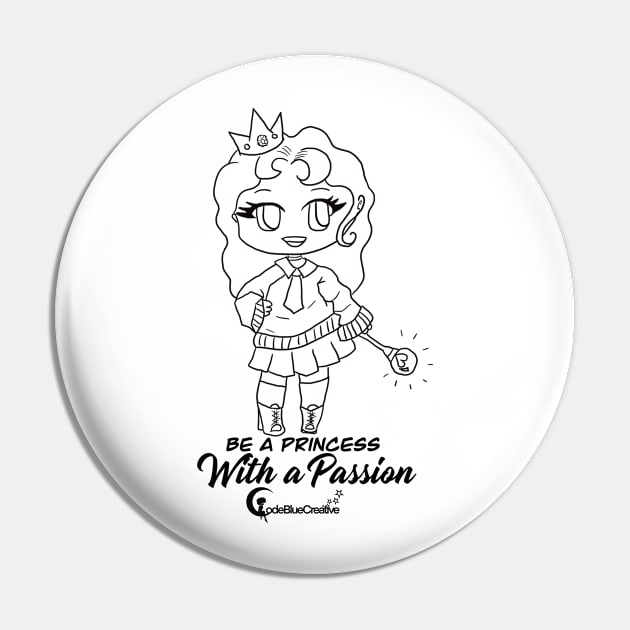 MillionHeir Girl Pin by codebluecreative