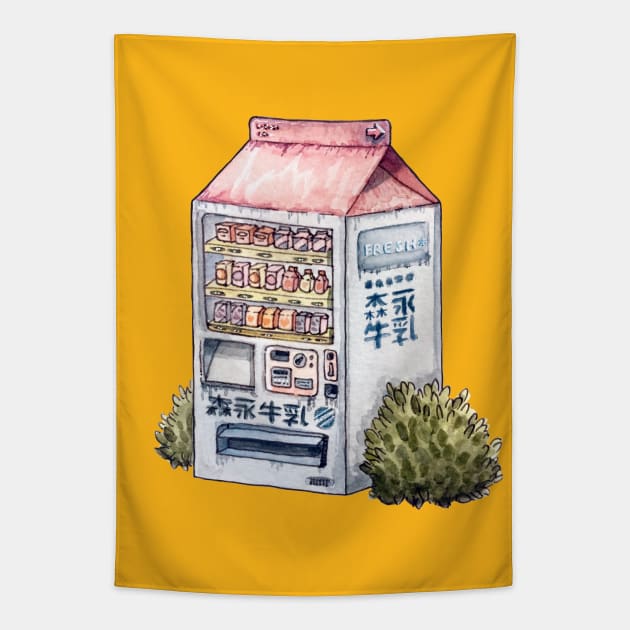 Sunset Snack Tapestry by LauraOConnor