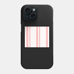 Strips - pink and white. Phone Case