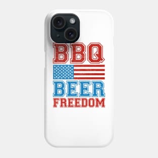 BBQ Beer Freedom Phone Case