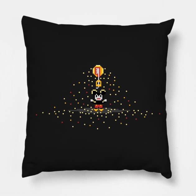 The Pixelated Power of the Keyblade Pillow by TroytlePower