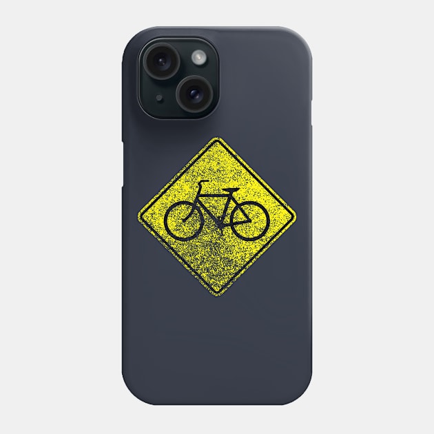 Bike Xing (distressed) Phone Case by GloopTrekker