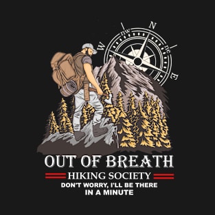 Out Of Breath Hiking Society T-Shirt