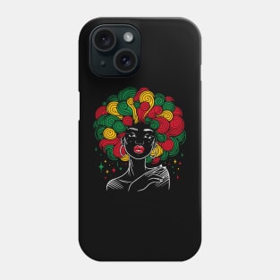 Pretty African Woman Phone Case