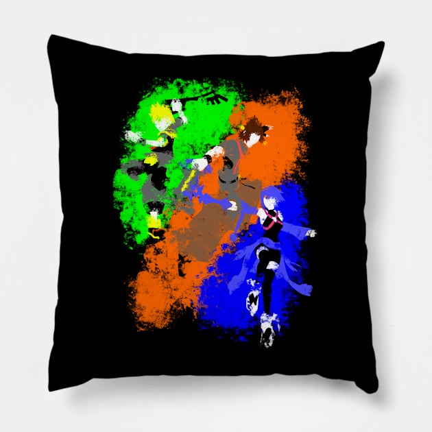 Three friends v. 3 Pillow by jcoleman9182