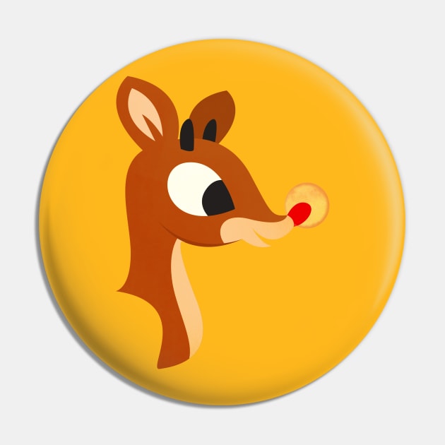 Rudolph the Red-Nosed Reindeer - Rudolph Pin by ChrisPaulFarias