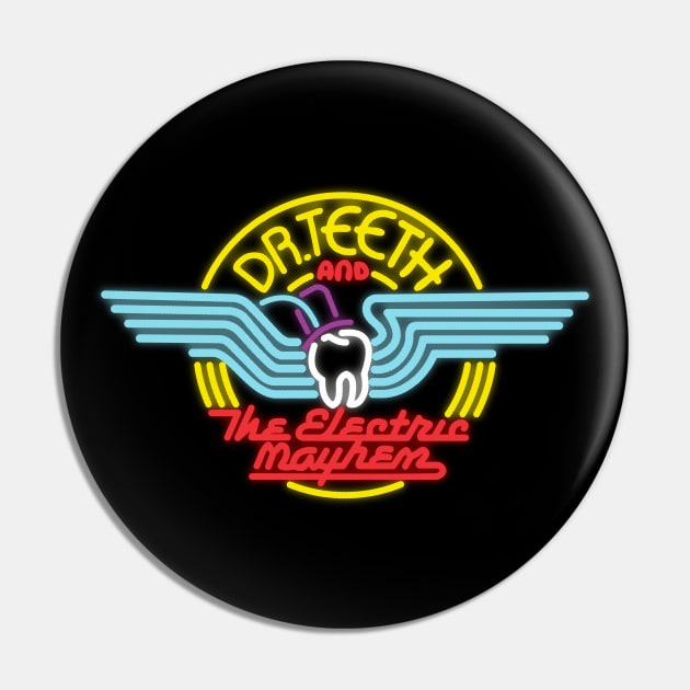 Dr Teeth and The Electric Mayhem - Neon Pin by Realthereds