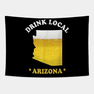 Arizona Beer Map TShirt Drink Local Brewmaster Gift Tapestry