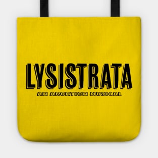 Lysistrata Black Logo Tote