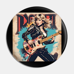 Taylor Swift vintage dnd style art Pin