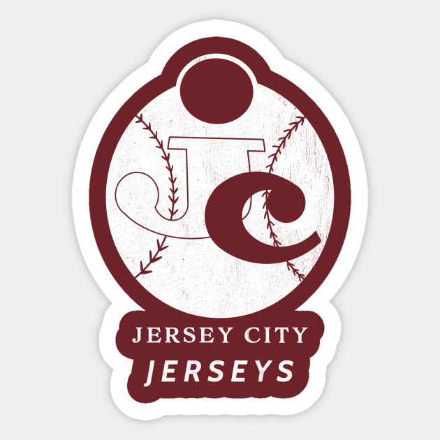 Defunct Jersey City Jerseys Baseball 1960 New Jersey Sticker