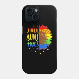 Proud Lgbt Free Aunt Hugs Lgbt Costume Lgbt Gay Pride Phone Case