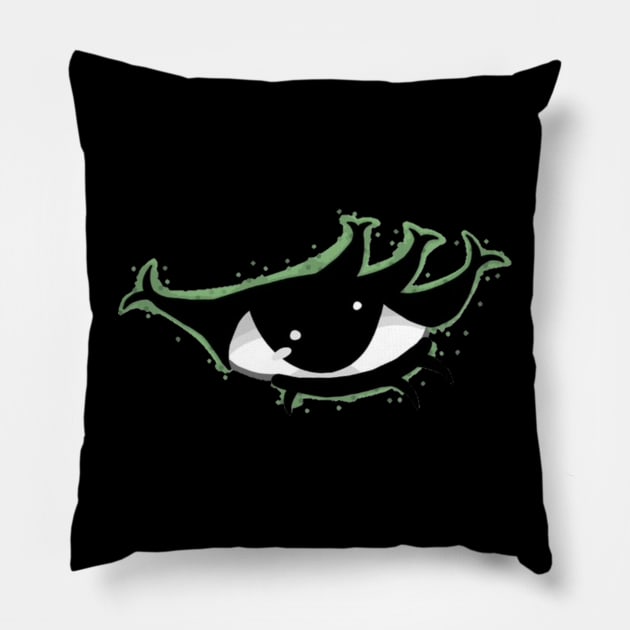 Plant Power Eyeball Pillow by Sunny Nedows