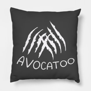 funny meow avocato cat Pillow