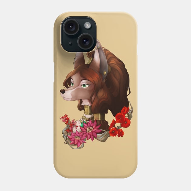 Ren with Flowers Phone Case by Jabbersart