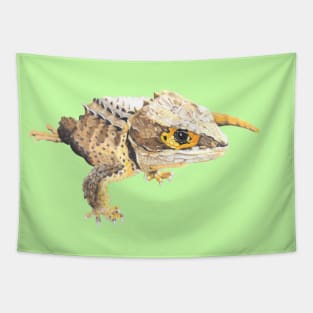 Red Eye Crocodile Skink Tapestry