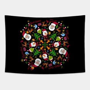 Sweet Christmas in a beautiful pattern design full of joy and hope Tapestry