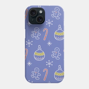 Winter holidays pattern Phone Case